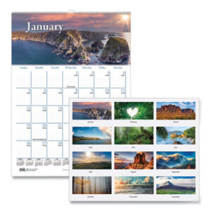 Earthscapes; HOUSE OF DOOLITTLE; Monthly Wall Calendar; Scenic Beauty; Scheduling; Appointment Tracking; Time-Management; Dating; Dates; Annuals