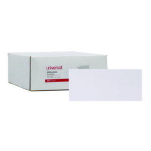 #9; 24-lb.; 3-7/8 x 8-7/8; Business; Business Envelope; Envelope; Envelopes; UNIVERSAL; White; Posts; Letters; Packages; Mailrooms; Shipping; Receiving; Stationery; SPR26901; BSN04469