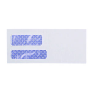 Envelopes; Mailers; Mailing & Shipping Supplies; Double Window Business Envelope; 3 7/8 x 8 7/8; Posts; Letters; Packages; Mailrooms; Shipping; Receiving; Stationery; SPR09372; BSN36680