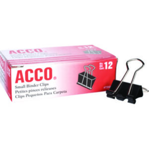 ACCO; Binder; Binder Clip; Clamp; Clip; Clips; Clips & Clamps; Fasteners; Paper Clips & Clamps; Hasps; Clasps; Affixers; Affixes; Attach