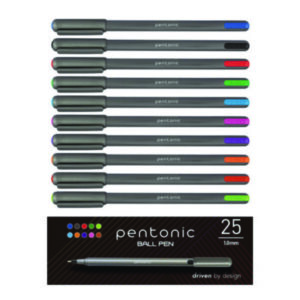 Pentonic; Ballpoint; Pen; Writing; Pens; Assorted Pens; Notebook; Assorted; Paper; Writing Tools; Pentonic Pens