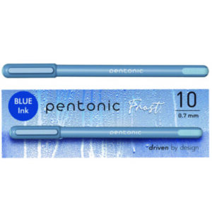 Frost; Blue; Pen; Writing; Pentonic; Stick Pen; Pens; Blue Frost Pens; Frost Writing Pen; Journaling; Notebook; Paper; Frost Pen; Writing Tools; Pentonic Blue Pens