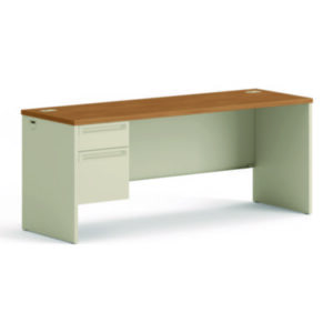 Office Furniture; 38000 Series; Credenza; Credenzas; Harvest/Putty; Metal; Metal Furniture; Modular; Office; Office Suites; Single Pedestal; U Grouping; Workstation; Workstations; Desk; Add-Ons; Workspaces; Expansion; L-Systems; Furniture; HON