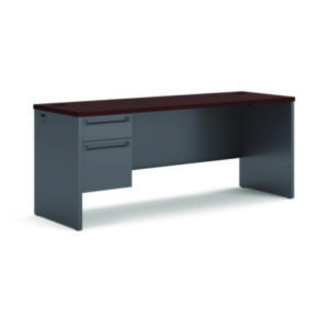 Office Furniture; 38000 Series; Credenza; Credenzas; Mahogany/Charcoal; Metal; Metal Furniture; Modular; Office; Office Suites; Single Pedestal; U Grouping; Workstation; Workstations; Desk; Add-Ons; Workspaces; Expansion; L-Systems; Furniture; HON