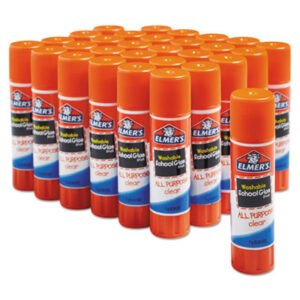 Elmer&apos;s; Adhesive; Glue; Glue Stick; Clear; Bonding; Craft; School; Crafts; Education; Teachers; Classroom; Art; Hobbies; Office