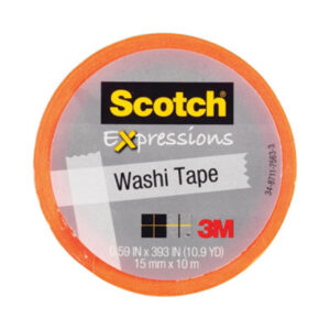 Art & Drafting; Art Supplies; Classroom; Tape; Adhesive; Adhesives; Affixers; Arts; Crafts; Schools; Education; Desktop; Mailroom; Expressions; Masking; 3M; Scotch; Washi