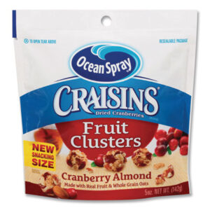 Craisins; Cranberries; Cranberry; Dried Fruit; Fruit Clusters; Whole Grains; Granola; Breakrooms; Kitchens; Nutrition; Nourishment; Vittles; Snacks