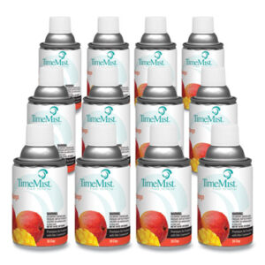 Aerosol; Air Fresheners; Air Sanitizer; Cleaning Supplies; Deodorizer; Deodorizers & Air Fresheners; Fragrance; Fresheners; Janitorial Supplies; Odor Control; Odor Control System; Refill; Restroom Supplies; Sanitizer; TIMEMIST; TimeMist Air Fresheners/Sanitizers; TimeMist Plus; Washroom Supplies; Mango; Scents; Neutralizers; Fragrances; Smells; Odors; Deodorizers; Deodorizers