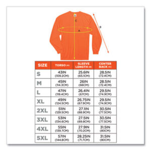 ergodyne; GloWear 8091; Non-Certified Hi-Vis; Long Sleeve Shirt