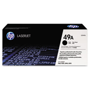 Black; Cartridge; Laser; Laser Printer; Laser Printer Supplies; Laser Supplies/Toner; Laser Toner; LaserJet Supplies; Print; Printer Cartridge; Printer Supplies/Accessories; Q5949A; LaserJet 1160