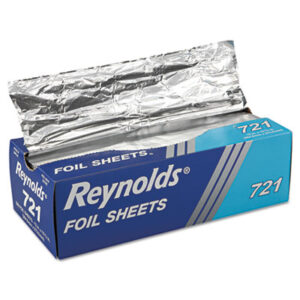 Interfolded Aluminum Foil Sheets; Food Handling; Breakrooms; Cling Wrap; Clingwrap; Kitchens; Restaurants; Storage