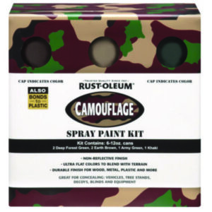 Spray Paint; Camouflage Spray Paint; Camo Spray Paint; Camo Paint