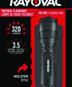 Flashlight; RAYOVAC; Metal; Aluminum; LED