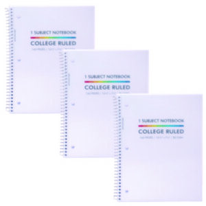 Lettersize; 1-Subject; Notebook; Pukka Pads