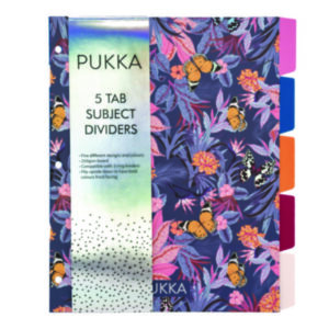 Reversible Dividers; Lettersize; Floral; Pukka Pads