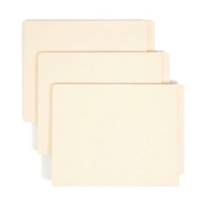 9-1/2" Front; Double-Ply; End Tab; End Tab File Folders; End Tab Folder; File Folders; Folders; Letter Size; Manila; Open Shelf; Recycled Product; Shelf Filing; SMEAD; Straight Cut Tab; Manilla; Sleeves; Sheaths; Shells; Ordering; Storage; Files