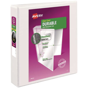 AVERY; Durable Slant Easy Insert Ring View Binders; View Binder; Notebooks; Rings; Portfolios; Loose-Leaf; Schools; Education; Classrooms