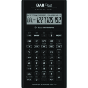 BAIIPlus PRO; Calculator; Calculators; Financial Calculator; TEXAS INSTRUMENTS; Mathematics; Science; Accounting; Calculation; Bookkeeping; Schools; Education