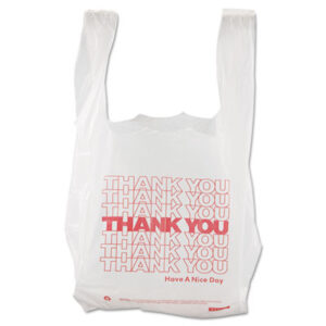 Thank You High-Density Shopping Bags; Sacks; To-Go; Containers; Totes; Take-Out; Carry