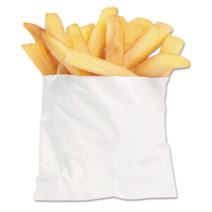 Fry Appetizer Snack Bag; Package; Packaging; Sacks; To-Go; Containers; Totes; Take-Out; Carry