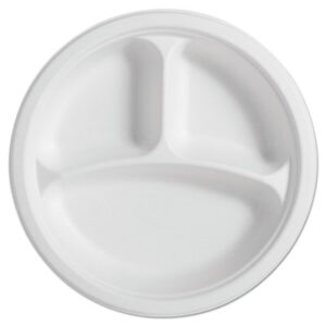 PaperPro Naturals Molded Fiber Round Plates; Breakrooms; Dishes; Hospitality; Kitchens; Parties; Table-Service