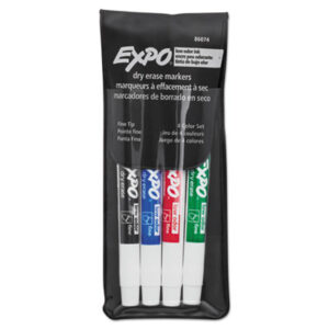 Dry Erase; Dry Erase Markers; EXPO; Four-Color Set; Markers; SANFORD; Writing; Utensil; Arts; Crafts; Education; Schools; Classrooms; Teachers; Students