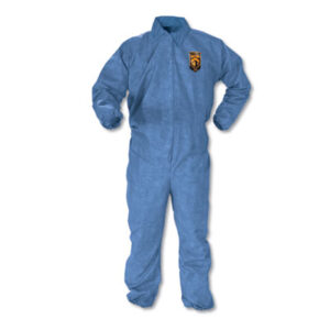 KLEENGUARD A60 Elastic-Cuff and Back Coveralls; Clothing; Gear; Attire; Wear; Coverings; Clothes