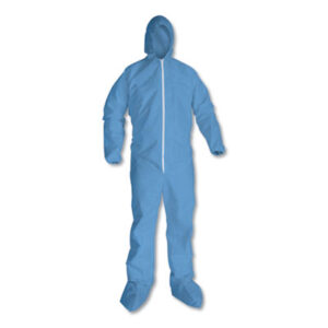 KLEENGUARD A65 Elastic-Cuff Hood/Boot Flame-Resistant Coveralls; Clothing; Gear; Attire; Wear; Coverings; Clothes