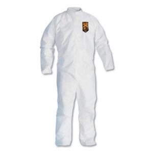 KLEENGUARD A30 Elastic-Back Coveralls; Clothing; Gear; Attire; Wear; Coverings; Clothes