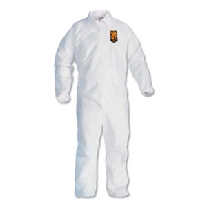 KLEENGUARD A40 Elastic-Cuff Coveralls; Clothing; Gear; Attire; Wear; Coverings; Clothes