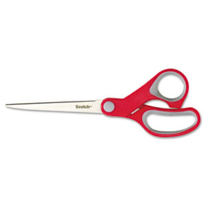 Scissors; 7" Scissors; Comfort-Grip Handle; Stainless-Steel Blade; Scotch Multi-Purpose Scissors; Cutters; Pivoting; Blades; Tangs; Clippers; Shears