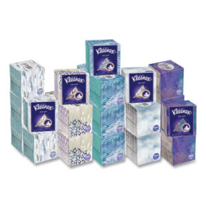 Kleenex; Three-Ply; Ultra Soft; Sneeze Shield; Colds; Cotton; Dry Goods; Facility; Nurse&apos;s Office