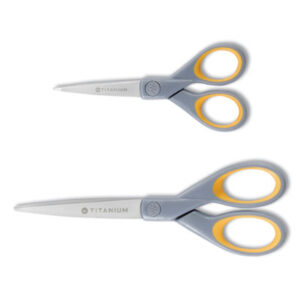 2-1/4" Cut; 5" Length; 3-1/2" Cut; 7" LengthACME; ACME UNITED; All-Purpose; Pointed; Pointed Scissors; Scissors; Scissors & Shears; Scissors/Shears; Shears; Titanium; Titanium Bonded; Straight Trimmers; Westcott; Cutters; Pivoting; Blades; Tangs; Clippers