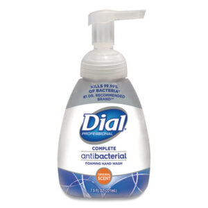 7-1/2 oz.; Antibacterial Soap; Bathroom Supplies; DIAL; Dial Complete; Foaming Hand Wash; Hand Care; Hand Cleaning; Hand Soap; Janitorial Supplies; Liquid Soap; Pump Bottle; Restroom Supplies; Skin; Soap & Soap Dispensers; Washroom Supplies; Hygiene; Sanitary; Personal-Care; Cleaning; Washing; Restrooms; Kitchens; Items; DPR02936