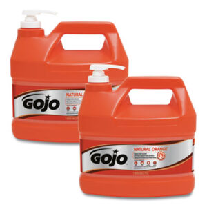 GOJO; Hand Cleaner; Natural Orange; Hygiene; Sanitary; Personal-Care; Cleaning; Washing; Restrooms; Kitchens; Items