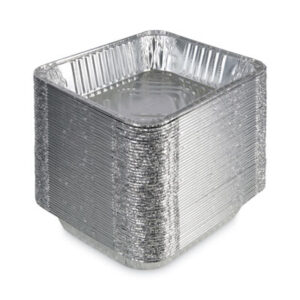 Aluminum Pans; Cafeteria; Catering; Steam Tables; Steamtables; Tableware; Breakrooms; Kitchens; Packages; Restaurants; To-Gos