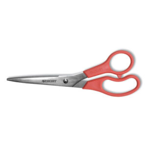 3-1/2" Cut; 8" Length; ACME; All-Purpose; Scissors; Scissors & Shears; Scissors/Shears; Shears; Shears/Trimmers; Trimmer; Trimmers; Value Line; For Left or Right Hand; Straight Scissor; Black Handles; Cutters; Pivoting; Blades; Tangs; Clippers