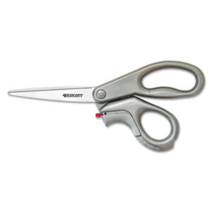 8" Length; ACME; Box Cutter; E-Z Open; Mail Room Supplies; Scissors; Shears; Trimmers; Cutters; Pivoting; Blades; Tangs; Clippers