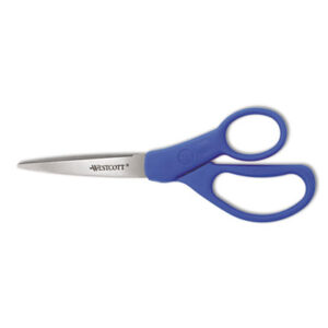 2-1/8" Cut; 7" Length; ACME; All-Purpose; Bent; Bent Shears; Preferred Line; Scissors; Scissors & Shears; Scissors/Shears; Shears; Trimmer; Trimmers; Cutters; Pivoting; Blades; Tangs; Clippers