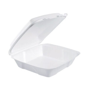 Foam; Styrofoam; Insulated; Hinged; Catering; Breakrooms; Kitchens; Packages; Restaurants; To-Gos