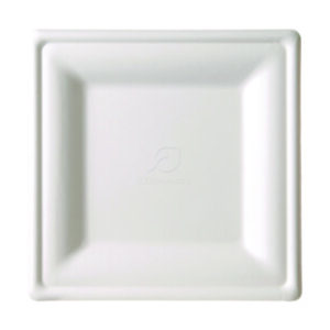 3-Compartment Plate; Natural Fiber; White; Table-Service; Dishes; Hospitality; Parties; Breakrooms; Kitchens