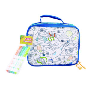 Crayola; Color-Your-Own Lunch Bag; Lunch Bags