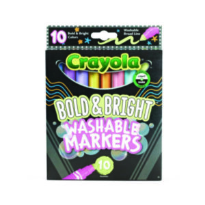 Bright; Bold; Washable; Markers; Washable Markers; Broadline