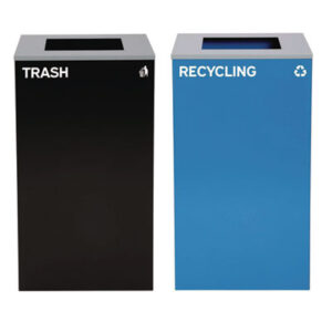 Outdoor Trash Can; Outdoor Bin; Commercial Trash Can; Recycling Bin; Steel Trash Can; Indoor Recylce Bin; Recycle Bin; Waste Station