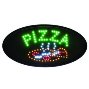 Led Neon Business Signs; Led Signs; Neon Signs; Led Pizza Sign; Signs For Business With Remote Light; Outdoor 19X10 Vertical Lights; Neon Bar; Blue Red Door Green 24 Tube; Spa Lighted Board