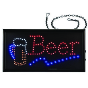 Led Neon Business Signs; Led Signs; Neon Signs; Led Beer Sign; Beer Signs For Business With Remote Light; Outdoor 19X10 Horizontal Lights; Neon Bar; Beer Sign