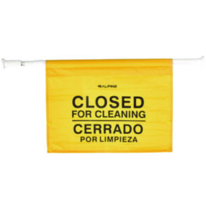 Closed for Cleaning Sign; Caution Yellow Sign; Safety; Restaurant Equipment