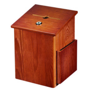 Suggestion Box; Donation Box; Ballot Box; Collection Box; Collections Box