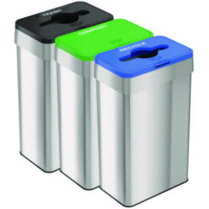 21 Gallon Commercial Trash Can; Compost/Recycling Trash