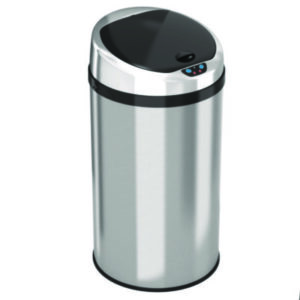 8 Gallon Commercial Trash Can; All Purpose; Touch Free